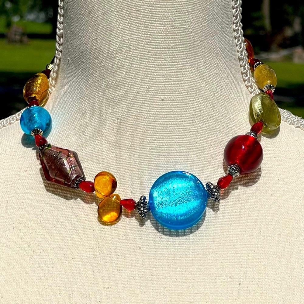 Vintage Multi Colored Necklace